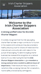 Mobile Screenshot of irishcharterskippersassociation.ie